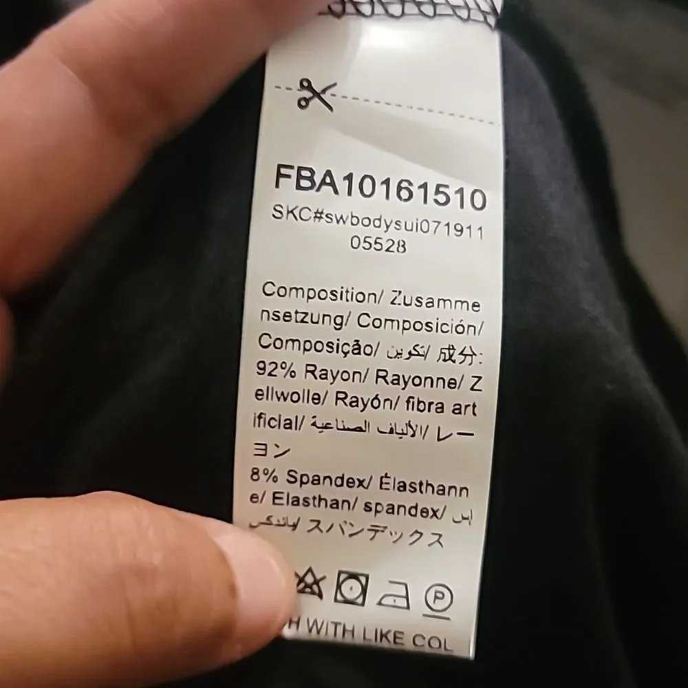 WDIRARA Women's Polka Dots Sheer Bodysuit - Picture 8 of 9